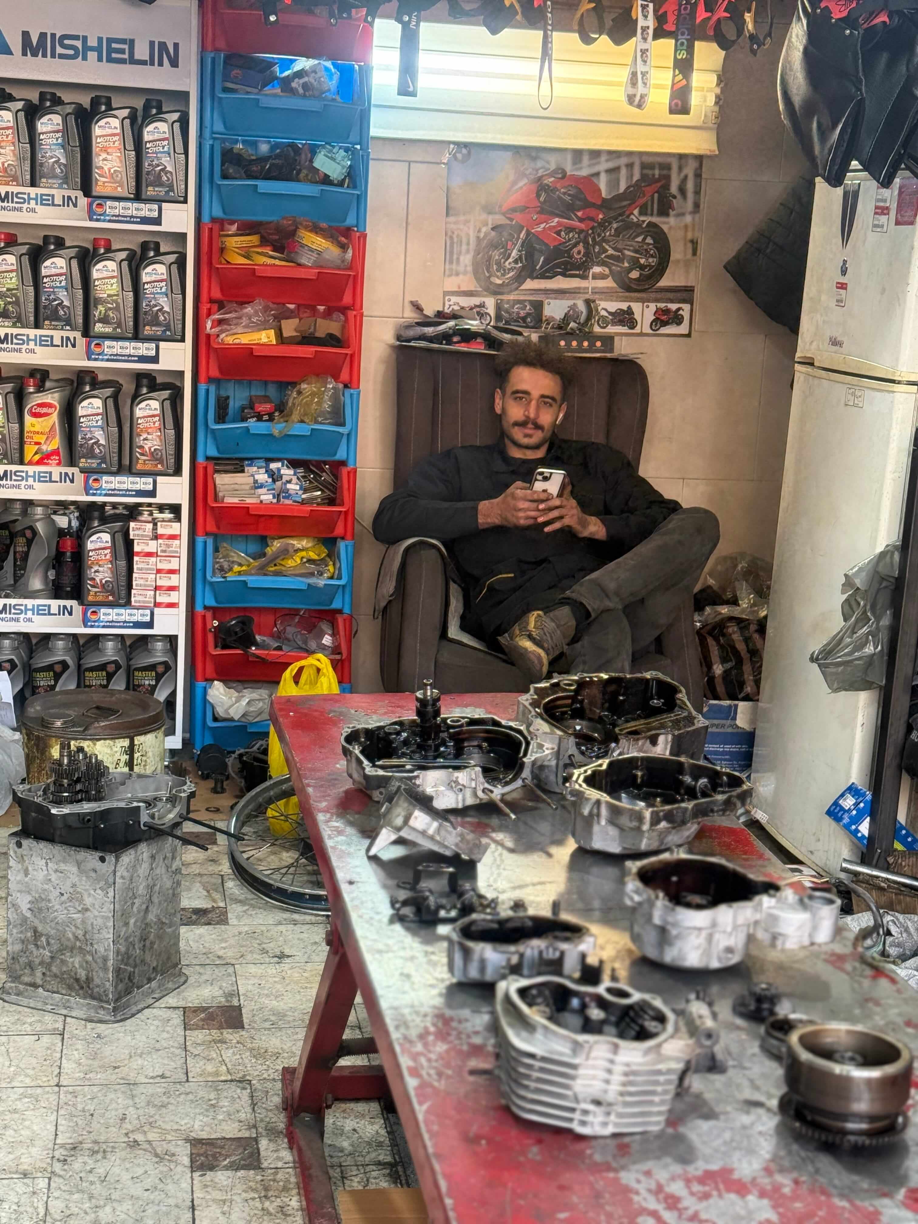 گالری تعمیرگاه موتورسیکلت علی سفارت ژاپن - تصویر 11